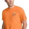 Champion Men’s Heritage Short Sleeve Tee, Men’s T-Shirts, Vintage Shirts, Men’s Tee Shirts, Graphics(Pop Orange – Sunset Vibes)