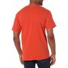 Champion Men’s Heritage Short Sleeve Tee, Men’s T-Shirts, Vintage Shirts, Men’s Tee Shirts, Graphics(Spicy Orange – Classic Script Logo)