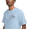 Champion Men’s Heritage Short Sleeve Tee, Men’s T-Shirts, Vintage Shirts, Men’s Tee Shirts, Graphics(Spring Sky Blue – Cooked in the Usa)