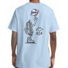 Champion Men’s Heritage Short Sleeve Tee, Men’s T-Shirts, Vintage Shirts, Men’s Tee Shirts, Graphics(Spring Sky Blue – Cooked in the Usa)