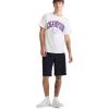 Champion Men’s Heritage Short Sleeve Tee, Men’s T-Shirts, Vintage Shirts, Men’s Tee Shirts, Graphics(White – Block Arch & Seal)