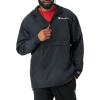 Champion Men’s Jacket, Stadium Full-zip Jacket, Wind Resistant, Water Resistant Jacket for Men(Black Small – Small Script Logo)