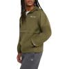 Champion Men’s Jacket, Stadium Full-zip Jacket, Wind Resistant, Water Resistant Jacket for Men(Cargo Olive Small – Small Script Logo)