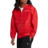 Champion Men’s Jacket, Stadium Full-zip Jacket, Wind Resistant, Water Resistant Jacket for Men(Scarlet Small – Small Script Logo)