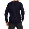 Champion Men’s Long Sleeve T-shirt, Classic T-shirt for Men (Reg. Or Big & Tall)(Black)