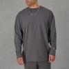 Champion Men’s Long Sleeve T-shirt, Classic T-shirt for Men (Reg. Or Big & Tall)(Granite Heather)