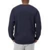 Champion Men’s Long Sleeve T-shirt, Classic T-shirt for Men (Reg. Or Big & Tall)(Navy)