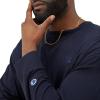 Champion Men’s Long Sleeve T-shirt, Classic T-shirt for Men (Reg. Or Big & Tall)(Navy)