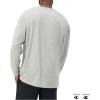 Champion Men’s Long Sleeve T-shirt, Classic T-shirt for Men (Reg. Or Big & Tall)(Oxford Gray)