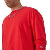 Champion Men’s Long Sleeve T-shirt, Classic T-shirt for Men (Reg. Or Big & Tall)(Scarlet)
