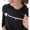 Champion Men’s Long Sleeve T-shirt Hoodie (Retired Colors)(Black – Classic Script Logo)