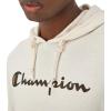 Champion Men’s Long Sleeve T-shirt Hoodie (Retired Colors)(Natural Script)