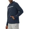 Champion Men’s Long Sleeve T-shirt Hoodie (Retired Colors)(Navy – Classic Script Logo)