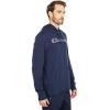 Champion Men’s Long Sleeve T-shirt Hoodie (Retired Colors)(Navy Script Outline)