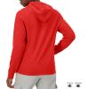 Champion Men’s Long Sleeve T-shirt Hoodie (Retired Colors)(Scarlet – Classic Script Logo)
