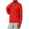 Champion Men’s Long Sleeve T-shirt Hoodie (Retired Colors)(Scarlet – Classic Script Logo)