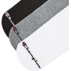 Champion Men’s Moisture-wicking Athletic Crew Socks with Cushioning & Arch Support(Multi (White  Grey  Black))