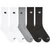 Champion Men’s Moisture-wicking Athletic Crew Socks with Cushioning & Arch Support(Multi (White  Grey  Black))