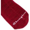 Champion Men’s Moisture-wicking Athletic Crew Socks with Cushioning & Arch Support(Red Assorted)