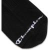 Champion Men’s Moisture-wicking Athletic Crew Socks with Cushioning & Arch Support(Tan/Blue/Black Multi)