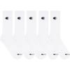 Champion Men’s Moisture-wicking Athletic Crew Socks with Cushioning & Arch Support(White)