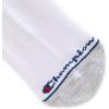 Champion Men’s Moisture-wicking Athletic Crew Socks with Cushioning & Arch Support(White Cuff Logo)