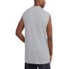 Champion Men’s Muscle Tank, Classic Graphic Muscle Tee, Sleeveless T-shirt for Men (Reg. Or Big & Tall)(Oxford Gray – Classic Script Logo)