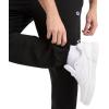 Champion Men’s Pants, Everyday Cotton, Lightweight Lounge, Knit Pants for Men (Reg. Or Big & Tall)(Black – C Patch Logo)