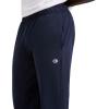 Champion Men’s Pants, Everyday Cotton, Lightweight Lounge, Knit Pants for Men (Reg. Or Big & Tall)(Navy – C Patch Logo)