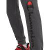 Champion Men’s Powerblend Fleece Joggers(Granite Heather – Classic Script Logo)