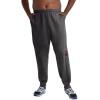 Champion Men’s Powerblend Fleece Joggers(Granite Heather – Classic Script Logo)