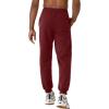Champion Men’s Powerblend Fleece Joggers(Maroon 3vs C Patch Logo)