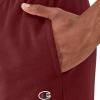 Champion Men’s Powerblend Fleece Joggers(Maroon 3vs C Patch Logo)