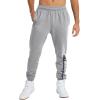Champion Men’s Powerblend Fleece Joggers(Oxford Gray – Classic Script Logo)
