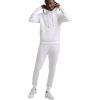 Champion Men’s Powerblend Fleece Joggers(White – C Patch Logo)