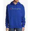 Champion Men’s Pullover Fleece Hoodie, Midweight, C Logo (Reg. Or Big & Tall)(Black)