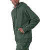 Champion Men’s Pullover Fleece Hoodie, Midweight, C Logo (Reg. Or Big & Tall)(Dark Green C Logo)