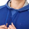 Champion Men’s Pullover Fleece Hoodie, Midweight, C Logo (Reg. Or Big & Tall)(Jewel Sapphire Stripe C Logo)