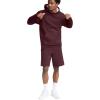 Champion Men’s Pullover Fleece Hoodie, Midweight, C Logo (Reg. Or Big & Tall)(Maroon – C Logo)