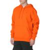 Champion Men’s Pullover Fleece Hoodie, Midweight, C Logo (Reg. Or Big & Tall)(Orange C Logo)