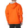Champion Men’s Pullover Fleece Hoodie, Midweight, C Logo (Reg. Or Big & Tall)(Orange C Logo)