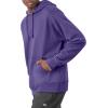Champion Men’s Pullover Fleece Hoodie, Midweight, C Logo (Reg. Or Big & Tall)(Purple – C Logo)