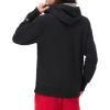 Champion Men’s Pullover Fleece Hoodie, Standard Fit, Midweight, C Logo, Available in Regular and Big & Tall(Black – Small Script Logo)