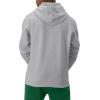 Champion Men’s Pullover Fleece Hoodie, Standard Fit, Midweight, C Logo, Available in Regular and Big & Tall(Oxford Gray – Small Script Logo)
