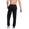 Champion Men’s Sweatpants, Fleece, Comfortable Relaxed-bottom Pants for Men (Reg. Or Big & Tall)(Black – C Patch Logo)