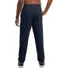 Champion Men’s Sweatpants, Fleece, Comfortable Relaxed-bottom Pants for Men (Reg. Or Big & Tall)(Navy – C Patch Logo)