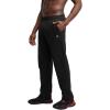 Champion Men’s Sweatpants, Fleece, Open-bottom Sweatpants for Men (Reg. Or Big & Tall)(Black – C Logo)