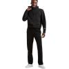 Champion Men’s Sweatpants, Fleece, Open-bottom Sweatpants for Men (Reg. Or Big & Tall)(Black – C Patch Logo)