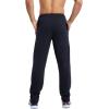 Champion Men’s Sweatpants, Fleece, Open-bottom Sweatpants for Men (Reg. Or Big & Tall)(Navy – C Logo)