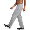 Champion Men’s Sweatpants, Fleece, Open-bottom Sweatpants for Men (Reg. Or Big & Tall)(Oxford Gray – C Patch Logo)